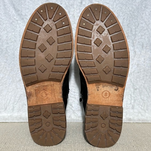 Timberland Womens Black Leather Riley Flair Hiker Lace/Buckle Boots Shoes SZ 8 - Picture 8 of 11